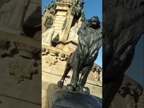 #2809 TRAVEL TIME - Monumento Mirador de Colon (Part 1), Barcelona, Spain, Europa