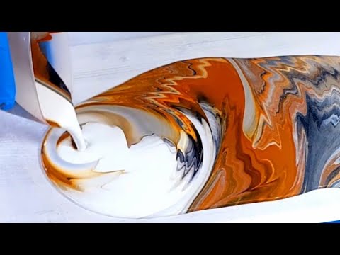 Acrylic Pouring UNUSUAL COLORS That Work! Acrylic Pour Painting / Abstract Art (383)