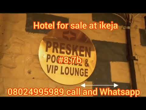 150 Rooms hotel for sale at ikeja for #8.7b