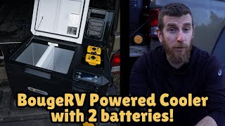 Testing the BougeRV CRX2 Powered Cooler with 2 Built-in Batteries!