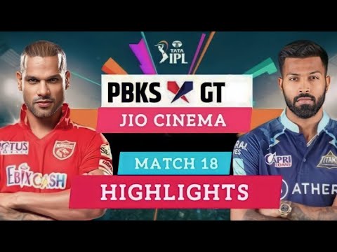 PBKS vs GT Full Match highlights 2023 | TATA IPL 2023 highlights | Hindi | Match 18