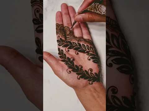 Make your henna designs Pop with this technique ♥️ #henna #mehndi #hennatattoo #mehandi