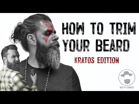 HOW TO TRIM YOUR BEARD - KRATOS EDITION - with GQ's Matty Conrad