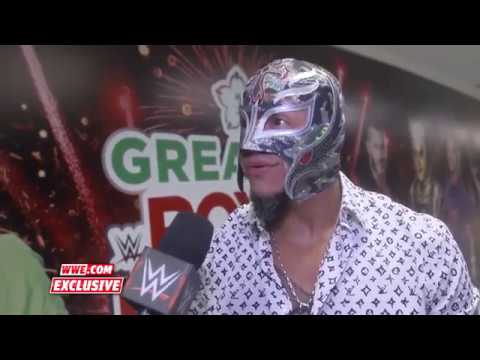 Rey Mysterio was ready to go in Royal Rumble , April 27, 2018