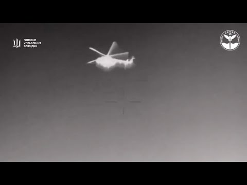 First Helicopter (Mi-8) Shot Down by Marine Drone! Near Sevastopol