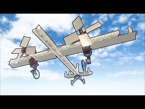 I Built a Propeller Plane Using Downforce in a Car Sandbox Game...