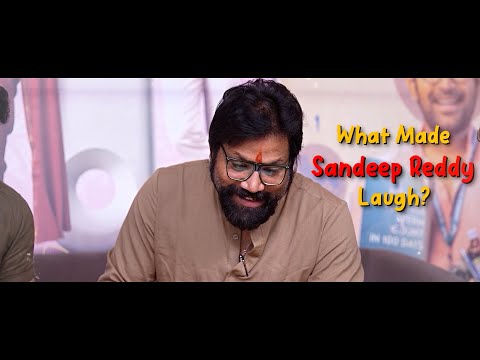 What made Sandeep Reddy Vanga Laugh?? | Sandeep Reddy Vanga | Santhana prapthirasthu