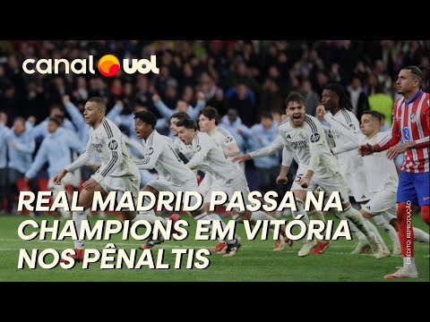 REAL MADRID PASSA NA CHAMPIONS EM VITÓRIA NOS PÊNALTIS; VEJA QUEM AVANÇOU