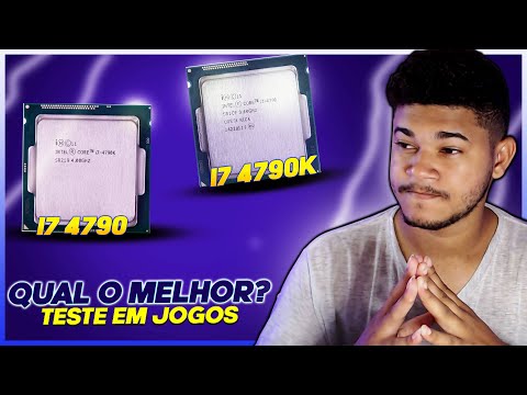 ESSES SÃO OS MELHORES DA 4º GERAÇÃO! I7 4790 VS I7 4790K - QUAL O MELHOR PRA JOGOS?