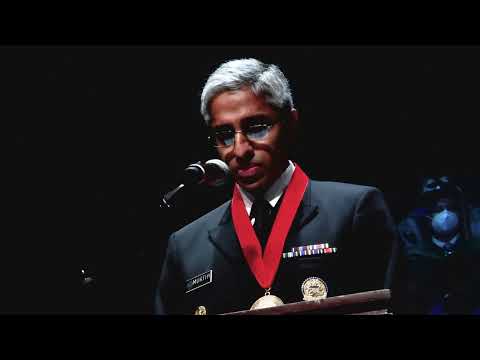 U.S. Surgeon General Dr. Vivek Murthy becomes emotional as he speaks about the shooting in Buffalo.