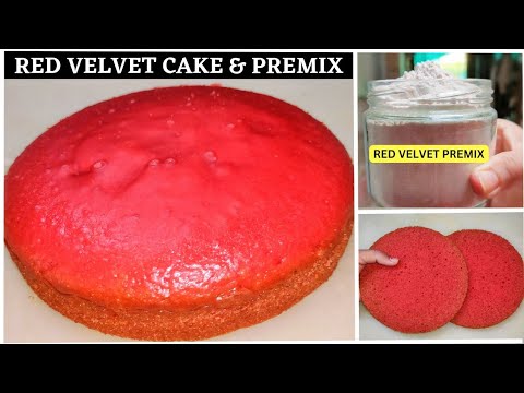 RED VELVET CAKE PREMIX RECIPE | रेड वेलवेट केक और प्रीमिक्स बनाने की आसान व सटीक विधि