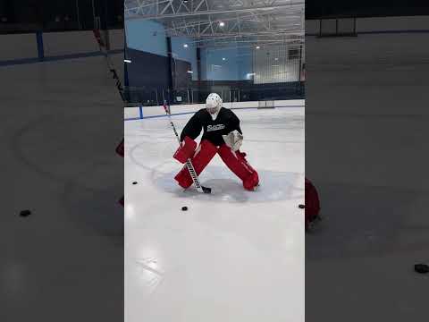 3 Puck Skating Warmup Drill for Goalies by @coachliddell #goaliecoaches #hockeytraining