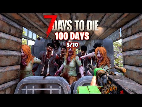 My Base Was OVERRUN By Zombies! 100 Days of 7 Days to Die [EP 5]