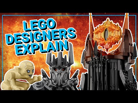 How LEGO Barad-Dûr got made