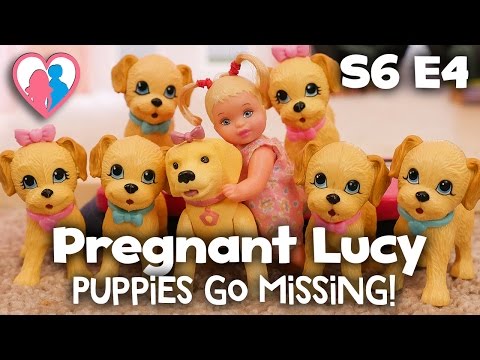 S6 E4 "Pregnant Lucy Puppies Go Missing!" | The Barbie Happy Family Show