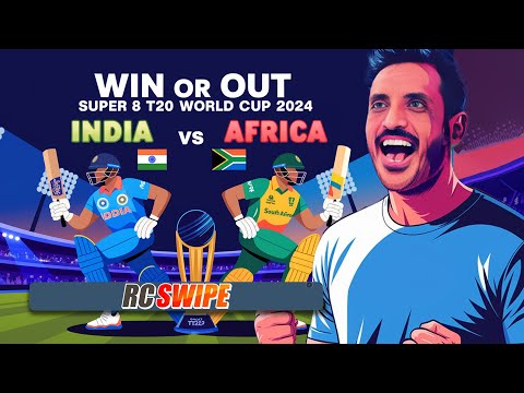 Must Win : India vs South Africa 2025- ICC Cricket World Cup 2024 - Real Cricket Swipe Worldcup Live