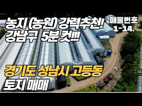 [경기도 토지 매매] 경기도 성남시 토지매매 (화훼농원,농지) [전속매물]