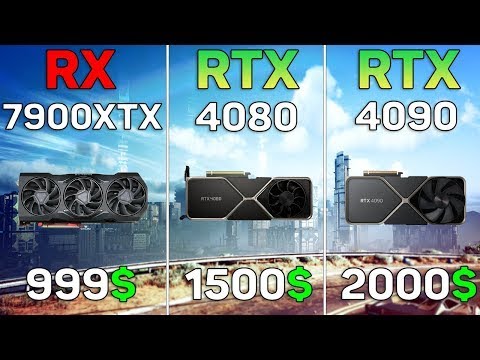 RX 7900 XTX vs RTX 4080 vs RTX 4090 - 10 Games Test