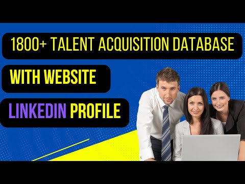 1800+ Talent Acquisition Database | Company Websites, LinkedIn Profiles | HR Details | Let's Code