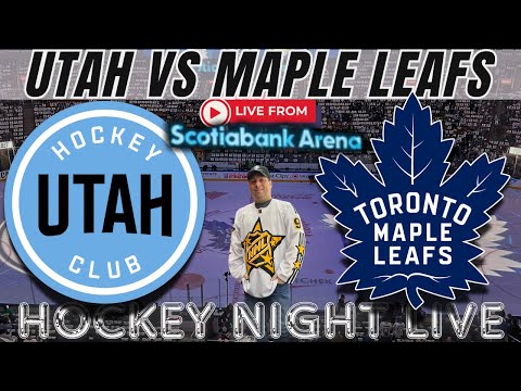 Utah Hockey Club vs Toronto Maple Leafs LIVE from Scotiabank Arena!