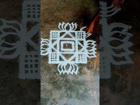 suji viji rangoli kolam simple disigns