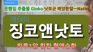 [제품설명26]애터미 징코앤낫토Ginko & Natto, (14분~오메가3와 차이점) 상세설명 210119