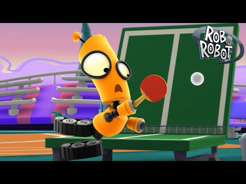 Ping Pong Pizzazz | Rob The Robot | Preschool Learning