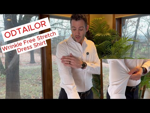 ODTAILOR Wrinkle Free Dress Shirt, great fit for any occasion #mensfashion #clothing #mensclothing