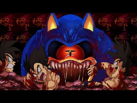 SONIC HAS LOST IT!!! | Vegeta Goku And Broly Play Sonic.exe