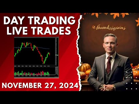 Live Day Trading - Happy Thanksgiving!! #daytrade #stocks