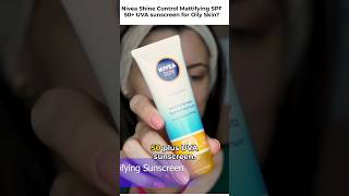 Have you tried this drugstore gem yet?#niveashinecontrolspf50 #niveasunscreen #sunscreenforoilyskin