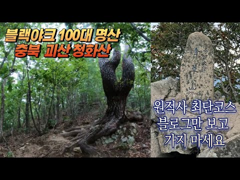 충북 괴산 청화산l원적사 최단코스l눌재로 가세요