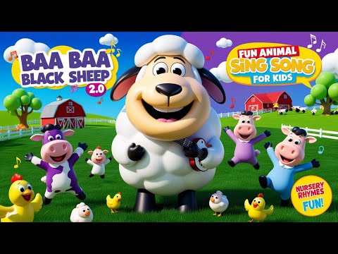 Baa Baa Black Sheep 2.0 | Fun Animal Song for Kids | Nursery Rhymes