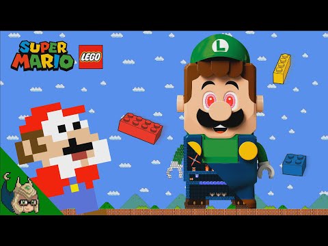 The LEGO God Mode Luigi Maze (Mario Cartoon Movie ANIMATION)