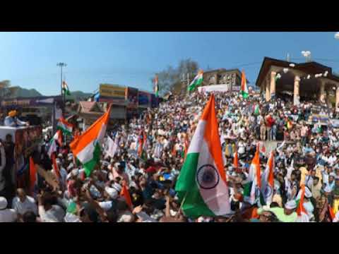 AAP MEGA RALLEY IN MANDI HIMACHAL | Aap Aam Aadmi Party Arvind Kejriwal Bhagwant Maan Ask just 5 yrs