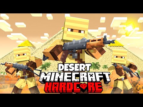 100 Players Simulate Trapped in a Desert in Minecraft... [Movie]