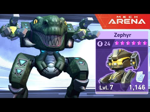 Zephyr with Graviton Beam? Total Battlefield Control Like Never Before! 💀⚡ Mech Arena