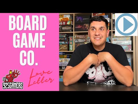 Love Letter - Board Game Co | My Favorite Board Game Channel of All Time