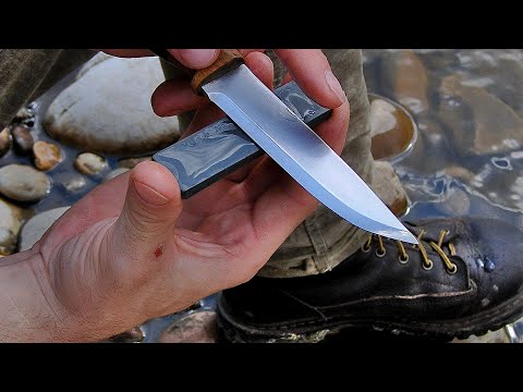 Backcountry Knife Sharpening Kit - How I Sharpen my Knives in the Outdoors