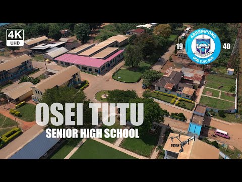 Osei Tutu Senior High school O.T ABREMPONG Aerial View 4K