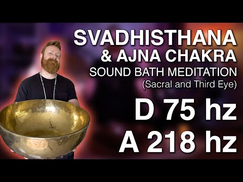 Svadhisthana and Ajna Sound Meditation | Sacral charka and Third Eye Chaka Activation