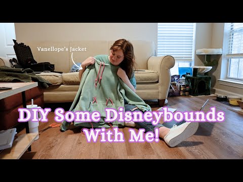 Create some DisneyBound Pieces with me! | Disney DIY vlog