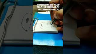 how to draw cartoon | tissue paper | comedy drawing #shorts #art #drawing #tissue creative#creative