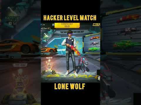 🥵 Hacker Level Match In Lone Wolf 🤯 in free fire 🔥 #shorts #youtubeshorts #short #viralshorts #ff