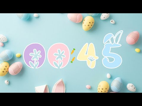 45 Second Pastel Springtime Countdown Timer