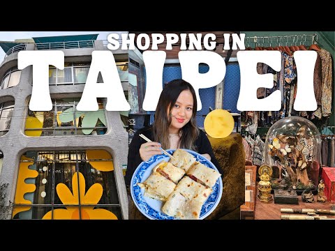 Taipei Travel Vlog 2024 | Vintage Shopping in Taipei, Chifeng Street, Yong Kang Street Food