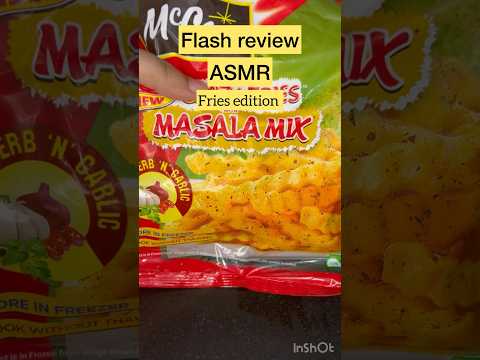 Mc cain fries review #youtubeshorts #vlog #asmr