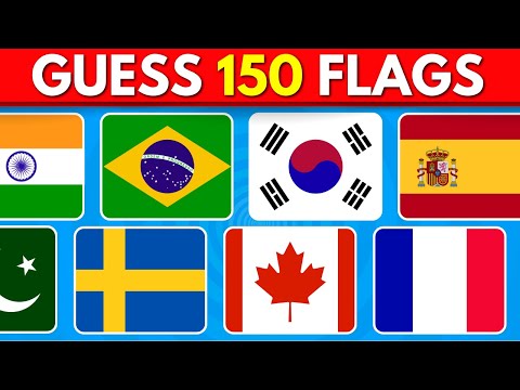 Guess the Flag Quiz 🌎 150 FLAGS