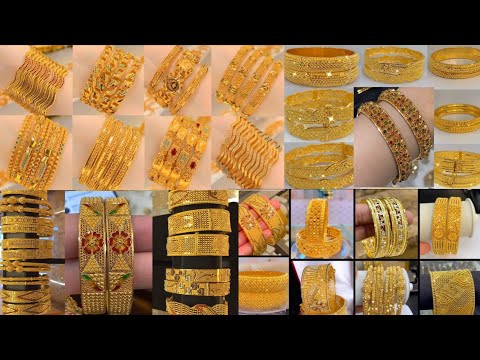 Latest Gold Bangles designs 2024 | Gold kangan designs 2024 | GR Fashion