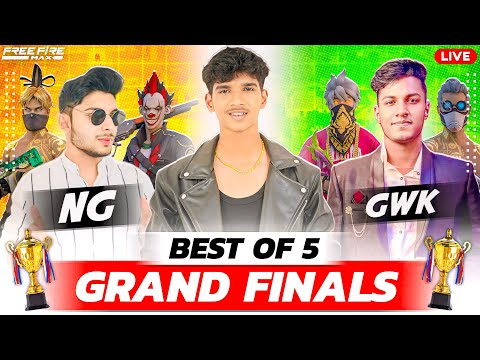 🏆GRAND FINALS🥳 YOUTUBERS WAR🏆| B0-5😨| NG  VS  GWK🔥| TOURNAMENT🤬| FREE FIRE IN TELUGU #dfg #freefire